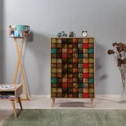 Multifunctionele Kast Vella | 100% Melamine | Eik -Emob 869VEL3981 20 202 8f4c