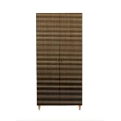 Vella Garderobekast | 100% Melamine | 18mm Dik | Haagbeukenpoten | Metalen En Touwgrepen -Emob 869VEL4233 20 205 3154