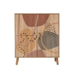 Multifunctionele Kast Vella | 100% Melamine | Houten Poten | UV-coating -Emob 869VEL4517 20 205 6310