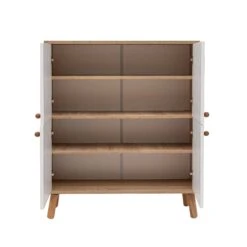 Vella Multifunctionele Kast | 100% Melamine | UV-gecoat | 95x111x36 Cm -Emob 869VEL4521 20 207 0f47