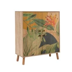 Multifunctionele Kast Vella | Sonomo Groen Geel -Emob 869VEL4522 20 206 3618