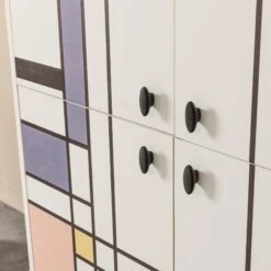 Multifunctionele Kast Vella | 18mm MELAMINE | Metalen Poten | UV-coating -Emob 869VEL4525 20 203 d160