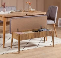 Bank Vella | 100% Melaminegecoat | Fluweel | Atlantisch Grenen-design -Emob 869VEL5119 20 203 33ac