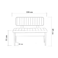 Bank Vella | Fluwelen Stof | Haagbeuken Poten | Atlantisch Den Soho-kleur -Emob 869VEL5121 20 207 02f3
