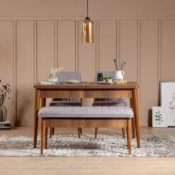 Bank Vella | 100% Melaminegecoat | Fluweel | Walnoot Soho-design -Emob 869VEL5143 20 204 aa2c