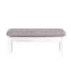 Bank Vella | Fluwelen Stof | 110 Cm Breedte | Wit Soho-kleur