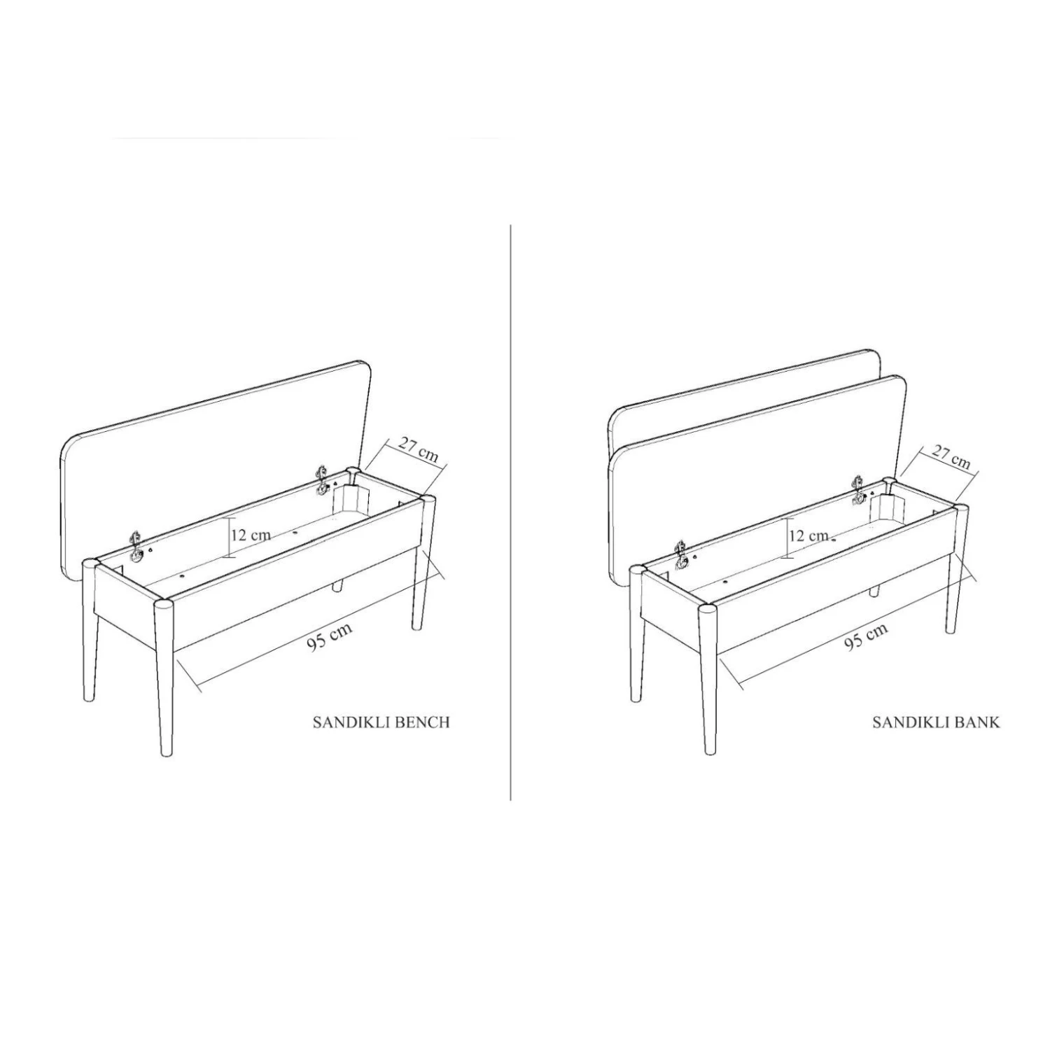 Bank Vella | Fluwelen Stof | 110 Cm Breedte | Wit Soho-kleur 4 Bank Vella | Fluwelen Stof | 110 Cm Breedte | Wit Soho-kleur - Afbeelding 4