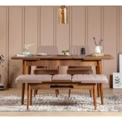 Vella Stoel | 100% Fluweel | 18mm Dikte | Walnoot Steen -Emob 869VEL5181 20 204 da1d