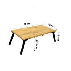 Laptoptafel Vella | 35 X 60 X 24,5 Cm | Kleur: Atlantic Pine Black -Emob 869VEL5501 20 207 dcbe