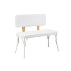 Bank Vella | 100 X 53 X 85 Cm | Kunstleer | Wit -Emob 869VEL8122 20 202 9019