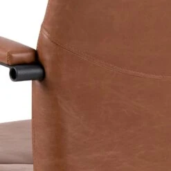 Bureaustoel Flora - Draaibaar, Kantelbaar En Soft Brake - Cognac -Emob 88C0CA36 3970 4BBD 8581 A0F5D7F7810D 08f4