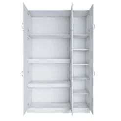 Locelso Garderobekast | 100% Gemelamineerd | Wit -Emob 893RAN1415 20 207 7e55