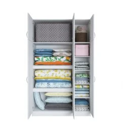 Locelso Garderobekast | 100% Gemelamineerd | Wit -Emob 893RAN1415 20 209 4ea7