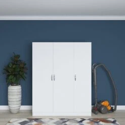 Locelso Garderobekast | Gemelamineerd | 145cm X 181 | Wit