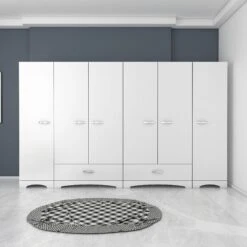 Locelso Garderobekast | Wit | 100% Melamine | 18mm