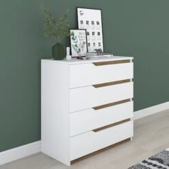 Locelso Multifunctionele Kast | Melamine Coating | Wit Walnoot -Emob 893RAN4935 20 202 e39a