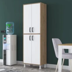 Locelso Multifunctionele Kast | 18 Mm Dik | Wit Eiken -Emob 893RAN4941 20 202 4918