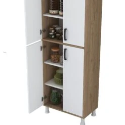 Locelso Multifunctionele Kast | 18 Mm Dik | Wit Eiken -Emob 893RAN4941 20 207 95ba