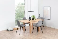 Eetkamerstoel Wilhelm - Lichtgrijs/zwart -Emob 89B6A79B 87CA 47F2 84BC 2F6E2EE340DD 293e