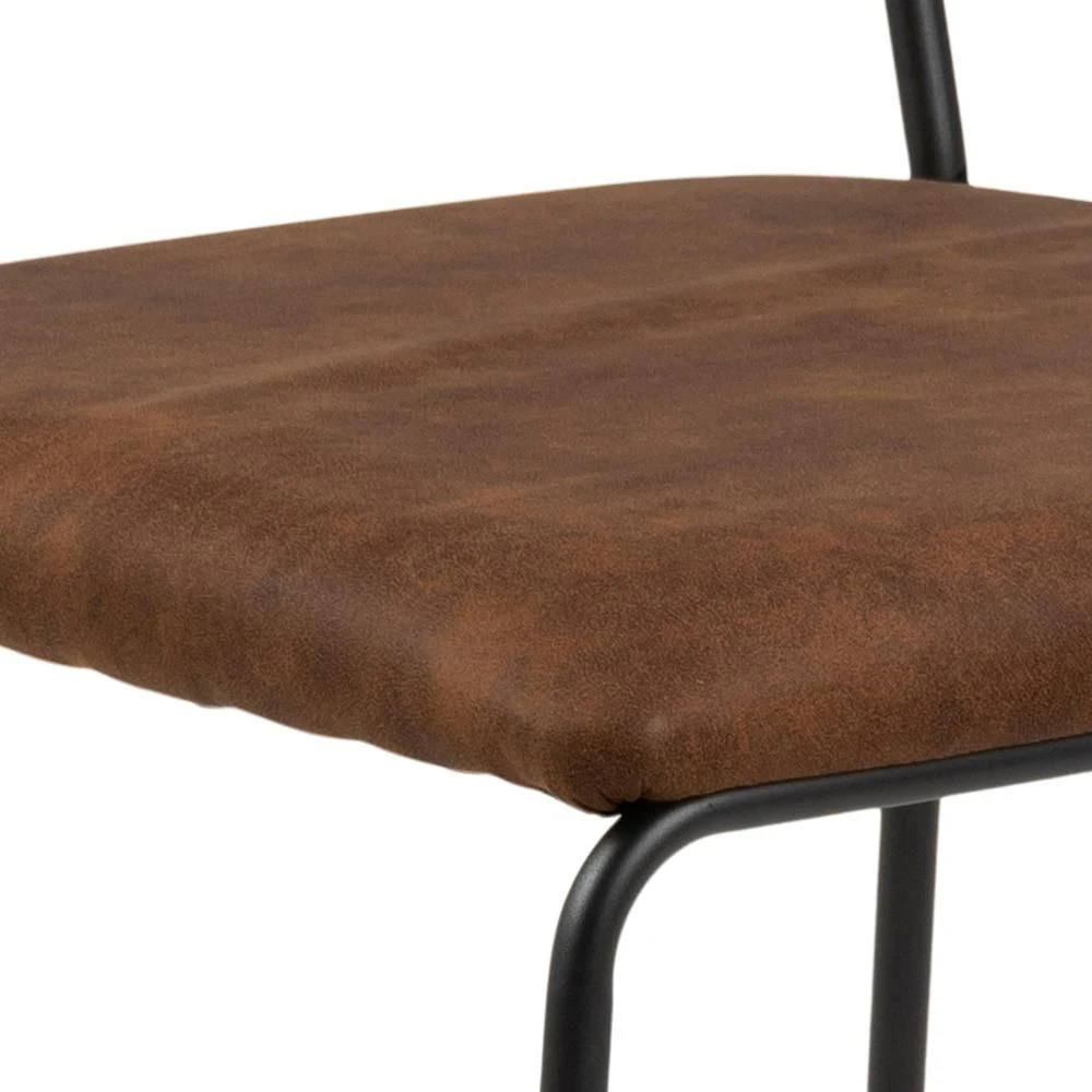 Eetkamerstoel Nelly - Preston Camel Stof En Zwart Staal 6 Eetkamerstoel Nelly - Preston Camel Stof En Zwart Staal - Afbeelding 6