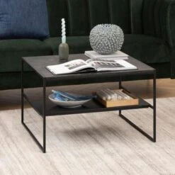 Salontafel Infinity 70x70 - Zwart