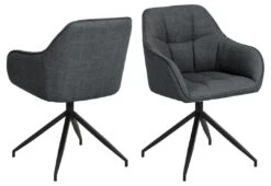 Eetkamerstoel Brenda - Donkergrijs -Emob 8C460B9B 7048 4A13 8F0A D54CDF7204AA bfa4