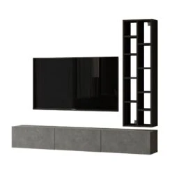 Modern TV-meubel Met Gemelamineerde Spaanplaat - 18 Mm Dik -Emob 921YRD1118 20 205 4ac5