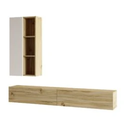 Yardley TV-meubel | 18mm Dik | Eiken Wit -Emob 921YRD1119 20 205 8606