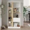 Boekenkast Yardley | 75,6 X 25 X 160 Cm | Wit