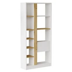 Boekenkast Yardley | 75,6 X 25 X 160 Cm | Wit -Emob 921YRD1141 20 205 8ba7