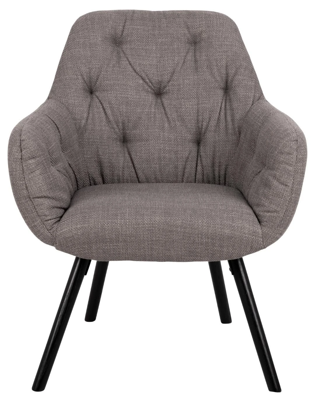 Armstoel Frieda - Grijsbruin 1 Armstoel Frieda - Grijsbruin