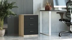 Ladekast Locelso | 46,6 X 44,5 X 61,8 Cm | Oak Black -Emob 956LCS1302 20 203 5d83
