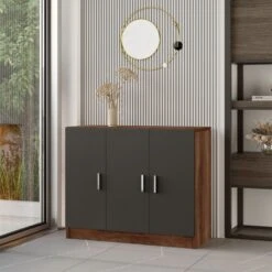 Locelso Multifunctionele Kast | Notelaar Antraciet -Emob 956LCS1501 20 202 7a53