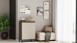 Locelso Multifunctionele Kast | 100% Melamine | Metalen Poten | 60x85cm -Emob 956LCS1512 20 205 5eb7