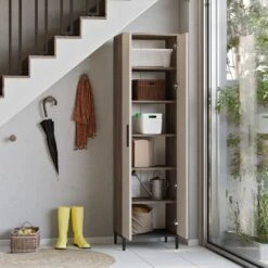 Locelso Multifunctionele Kast | 18mm Dik | Metalen Poten | 50x183cm | Bruin -Emob 956LCS1515 20 203 cb1a