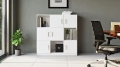 Locelso Multifunctionele Kast | 100% Melamine | 18 Mm Dik | Wit -Emob 956LCS1519 20 203 050f