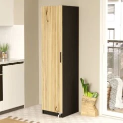 Multifunctionele Kast Locelso | 44,3 X 41,7 X 176,4 Cm | Black Walnut -Emob 956LCS1554 20 202 26c1