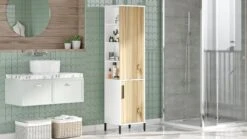 Locelso Multifunctionele Kast | 18mm Melamine | Notelaar Wit -Emob 956LCS1581 20 203 8372