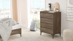 Commode Locelso | 72 X 45 X 98,3 Cm | Brown Anthracite-kleur 10 Commode Locelso | 72 X 45 X 98,3 Cm | Brown Anthracite-kleur -Emob 956LCS1904 20 203 96c9