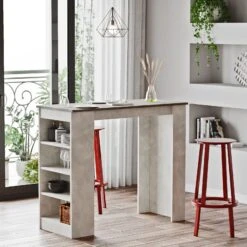 Locelso Bartafel 18mm | Grijs | Melamine Gecoat