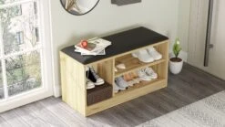 Erika Schoenenkast | 100% Mel. Spaanplaat | 18mm Dik | Eik -Emob 956LCS3402 20 203 aa1a