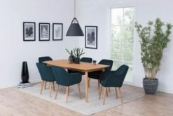 Armstoel Hermeline - Donkerblauw/eik -Emob 969AEF4D AC59 448E AE3C 60E6F55481C1 d1c1