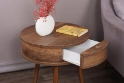 Vella Bijzettafel | 100% Gemelamineerd | Notelaar -Emob 974NMB1138 20 203 e63e