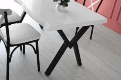 Vella Eettafel | 140x75x80 Cm | Wit Melamine -Emob 974NMB1147 20 203 c748