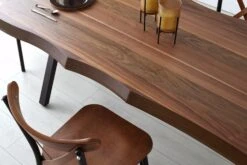 Vella Eettafel | 100% MDF | Metalen Poten | Notenhout -Emob 974NMB1157 20 202 ce79