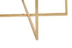 Vella Stoel Set | 100% METAAL Frame | Fluweel/Faux Leer | Goud Donkerblauw -Emob 974NMB1204 20 207 9f1a