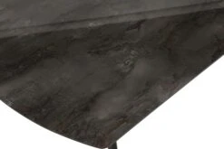 Vella Eettafel | 180 Cm Breedte | 100% MDF | Plastic Poten | Zwart -Emob 974NMB1501 20 207 143e