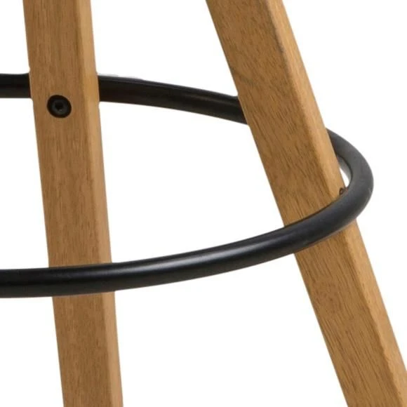 Barstoel Dimar - Lichtgrijs/eik 4 Barstoel Dimar - Lichtgrijs/eik - Afbeelding 4