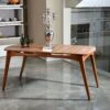 Woody Fashion Eettafel - Frame Van Haagbeuk, Walnootkleur, 160x75x80 Cm