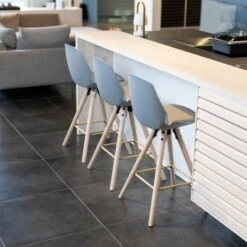 Counterstoel Sammy - Grijs/beige